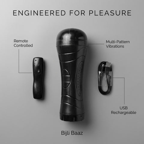 Men's Personal Massager Cup – Remote-Controlled, Multi-Pattern, USB Rechargeable Wellness Device